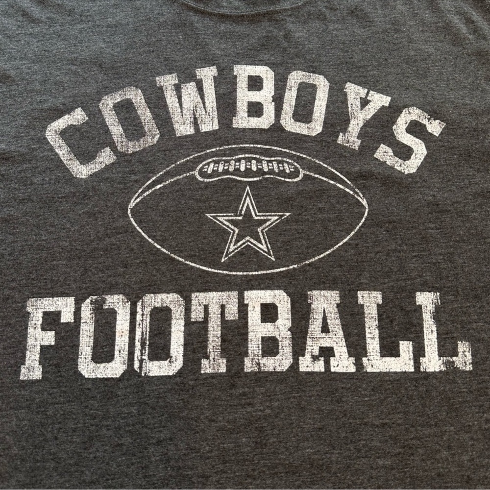 *RELISTED* Dallas Cowboys Authentic Short Sleeve Grey T-Shirt Men’s Size Large - Picture 4 of 8